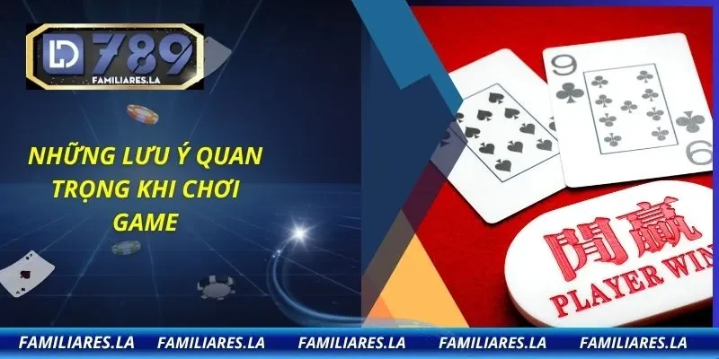 Những lưu ý quan trọng khi chơi game